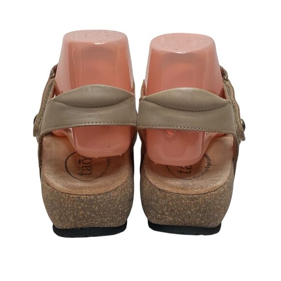 Taos Trulie Women's US 9-9.5 Adjustable Mixed Materials Strappy Sandals - Picture 4 of 7